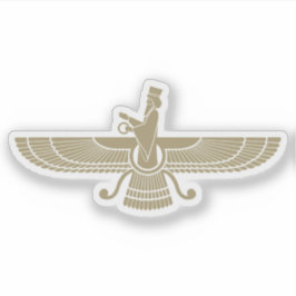 The Faravahar symbol, Iran シール