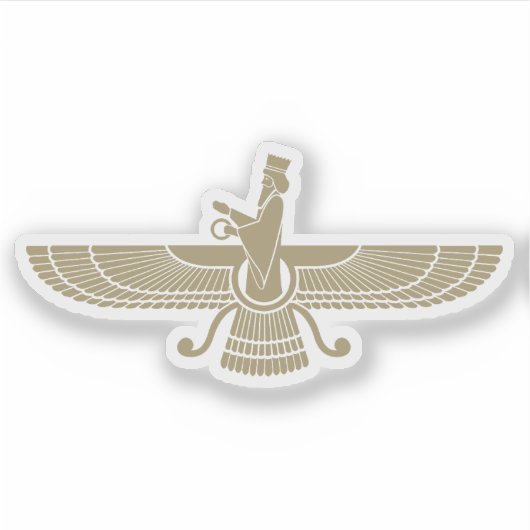 The Faravahar symbol, Iran シール (正面)