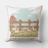 the farms animals  クッション (正面)