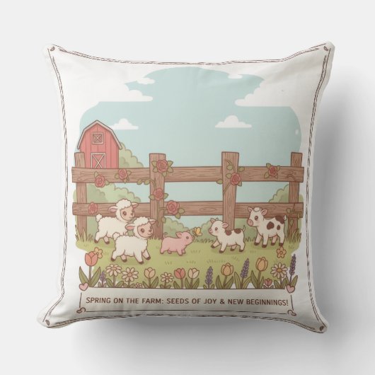 the farms animals  クッション (正面)