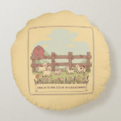 the farms animals  ラウンドクッション (裏面)