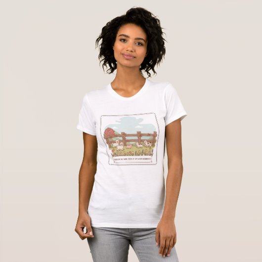 the farms animals  tシャツ (正面フル)