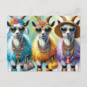 The Fashionable Goats ポストカード (正面)