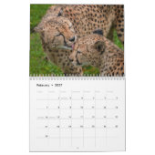 The Fast and the Beautiful: Cheetah Collection カレンダー (2月 2027)