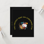 the fastest rie on the christmas eve カード (正面/裏面インサイチュ)