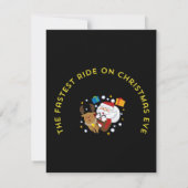 the fastest rie on the christmas eve カード (裏面)