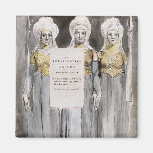『The Fatal Sisters』のデザイン67 「The Sheets of The Th」 マグネット (正面)