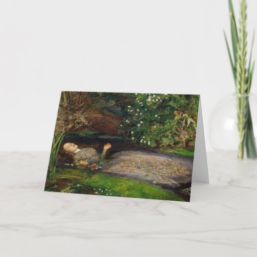 The Fate of Ophelia Greeting Card カード (正面)