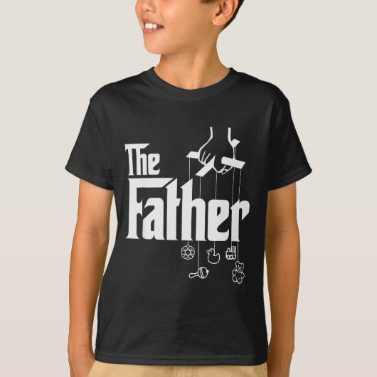 The Father! First Time Father's Day, New Dad Gift Tシャツ (正面)