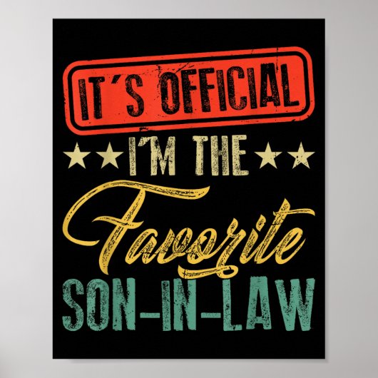 The favorite son in law happy father's day ポスター (正面)