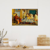 The favourites of Emperor Honorius by Waterhouse ポスター (キッチン)