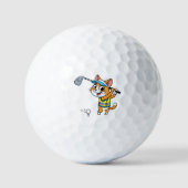 The Fe-Line Fairway Cat Golf Ball ゴルフボール (正面)