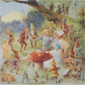 “The Feast” Fairy Art By E S Hardy シール (正面)