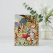 “The Feast” Fairy Art By E S Hardy ポストカード (スタンド正面)