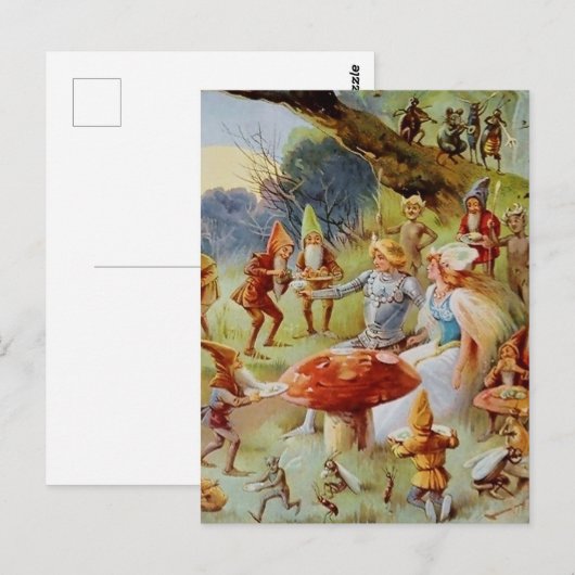 “The Feast” Fairy Art By E S Hardy ポストカード (正面/裏面)