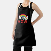 「The Feed Now」エプロン - 料理&BBQのユーモアギフト エプロン (インサイチュ)