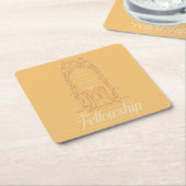 The Fellowship - Small Group, Big Adventure スクエアペーパーコースター (アングル)