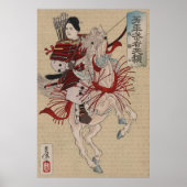 The female warrior samurai Lady Hangaku  ポスター (正面)