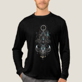 The Fennec Oracle of Sacred Geometry トライブレンドTシャツ (正面)