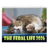 The Feral LIfe Photo Cats 2026 カレンダー (カバー)