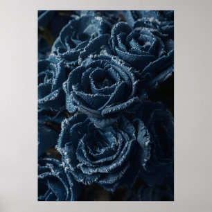 The Fierce Grace of Reconstructed Denim Roses ポスター