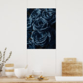 The Fierce Grace of Reconstructed Denim Roses ポスター (キッチン)