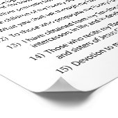 The Fifteen Rosary Promises Poster ポスター (角)