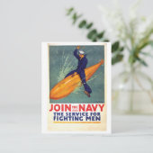 The Fighting Service for Men Postcard ポストカード (スタンド正面)