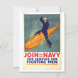 The Fighting Service for Men Postcard ポストカード