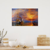 The Fighting Temeraire by J.M.W. Turner ポスター (キッチン)