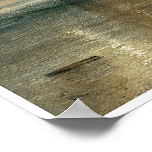 The fighting Temeraire J.M.W. Turner ポスター (角)