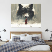 the final batlle of little redhood キャンバスプリント (インサイチュ (寝室))