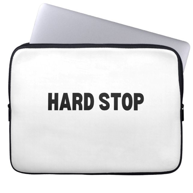 The Final Buffer | Hard Stop Padded Laptop Sleeve ラップトップスリーブ (正面)