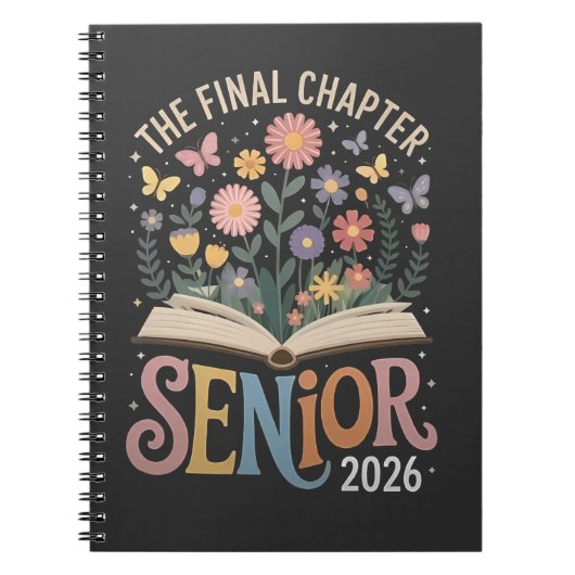 The Final Chapter Senior 2026 Graduation Blossom ノートブック (正面)