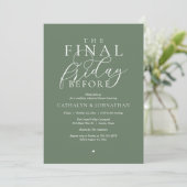 “The Final Friday Before” 高級リハーサルディナー 招待状 (スタンド正面)