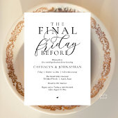 “The Final Friday Before” 高級リハーサルディナー 招待状