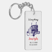 The Final Journey | Trucker Memorial Keychain キーホルダー (正面左)