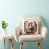 The Final Roost – Cute Rooster Wedding Bachelorett クッション (椅子)