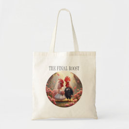 The Final Roost – Cute Rooster Wedding Bachelorett トートバッグ