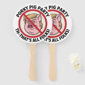 The Final Snort: Ending the Political Monopoly ハンドファン (正面&裏面)