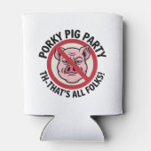 The Final Snort: Ending the Political Monopoly 缶クーラー (裏面)