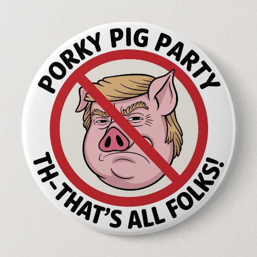 The Final Snort: Ending the Political Monopoly 缶バッジ (正面)