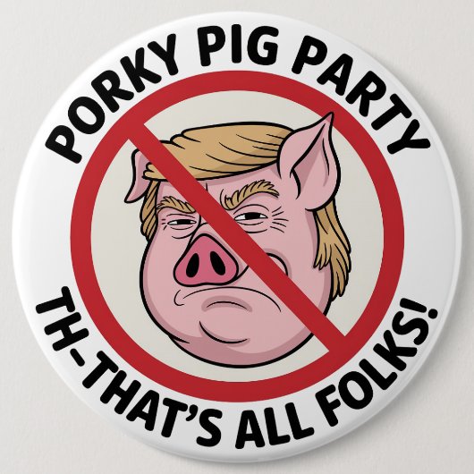 The Final Snort: Ending the Political Monopoly 缶バッジ (正面)