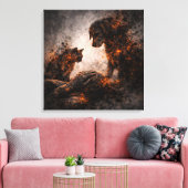 The Final Watch: A World Ending Memorial キャンバスプリント (インサイチュ (リビング))