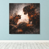 The Final Watch: A World Ending Memorial キャンバスプリント (インサイチュ (ウッドフロア))