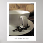 The Finer Things - コーヒーアート便り ポスター (正面)
