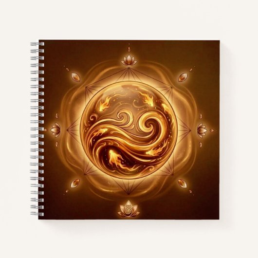 The Fire Oracle Orb Notebook ノートブック (正面)