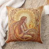 The Fire Priestess – Keeper of Inner Flame クッション (ブランケット)
