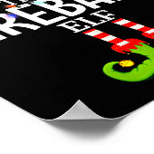 The Fireball Elf Christmas Matching Pajamas  ポスター (角)