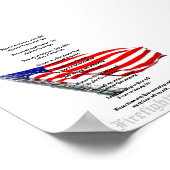 The Firefighter's Prayer Poster ポスター (角)